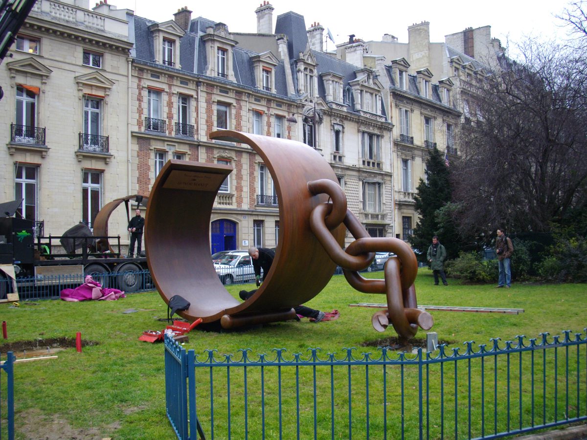 Sculpture d&rsquo;Alexandre Dumas, Paris 2009